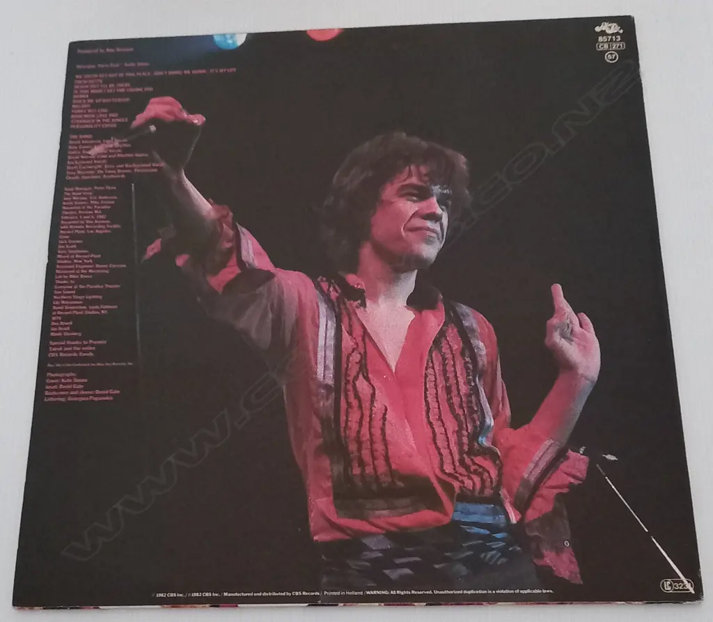 David Johansen, Live It Up Image 1++
